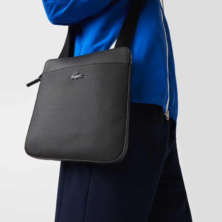 Men's Chantaco Matte Piqué Leather Flat Zip Bag - ShopStyle
