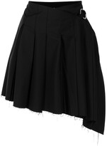 Thumbnail for your product : Rokh Side-Buckle Pleated Skirt