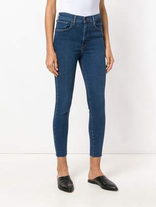 Levi's skinny cropped jeans