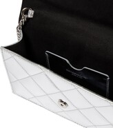 Thumbnail for your product : Alexander McQueen Graffiti Skull Mini leather crossbody bag