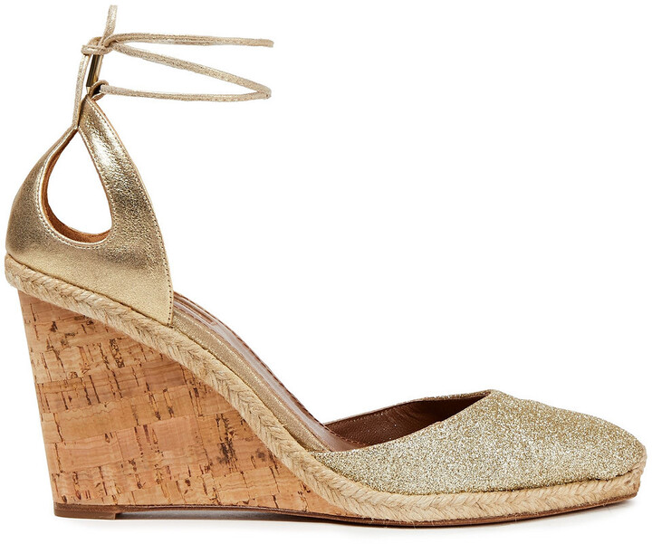 gold wedge espadrilles uk