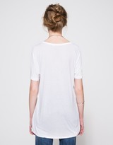 Thumbnail for your product : Alexander Wang Classic Tee With Pocket In White