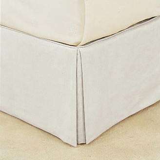 OKA Bed Valance 100% Cotton, Double - White