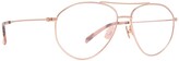 Thumbnail for your product : Diff Eyewear Scout 53mm Modified Aviator Blue Light Blocking Glasses