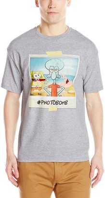 Freeze Men's Spongebob #Photobomb, Heather Grey