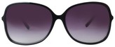 Thumbnail for your product : Plastic Square Sunglasses with Twisted Temples - Black