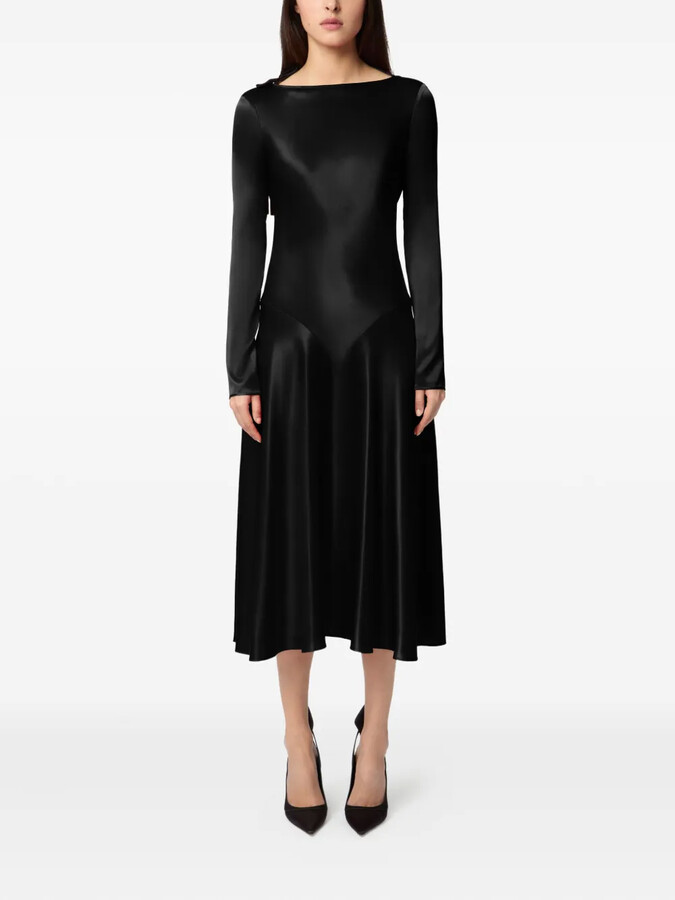 Nina Ricci Satin Midi Dress
