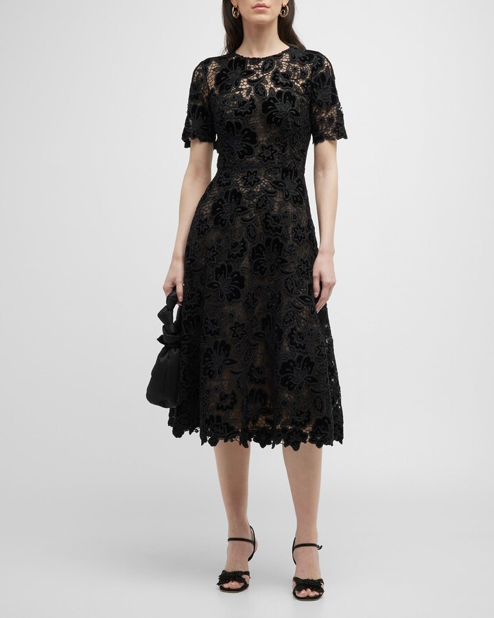 Carolina Herrera Lace Dress | ShopStyle