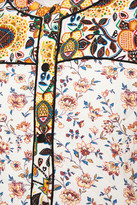 Thumbnail for your product : Claudie Pierlot Quilted Floral-print Crepe Jacket