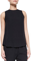 Thumbnail for your product : Theory Brennia Pinstripe Sleeveless Shell