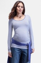 Thumbnail for your product : Isabella Oliver Scala Stripe Maternity Top