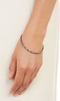 Thumbnail for your product : Sara Weinstock Diamond & Oxidized Silver Bangle-Colorless