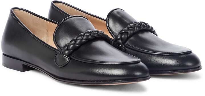 Gianvito Rossi Belem leather loafers - ShopStyle