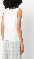 Thumbnail for your product : Emporio Armani Semi-Sheer Silk Vest Top