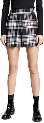 Alexander Wang High Waisted Shorts with Fold Front Detail