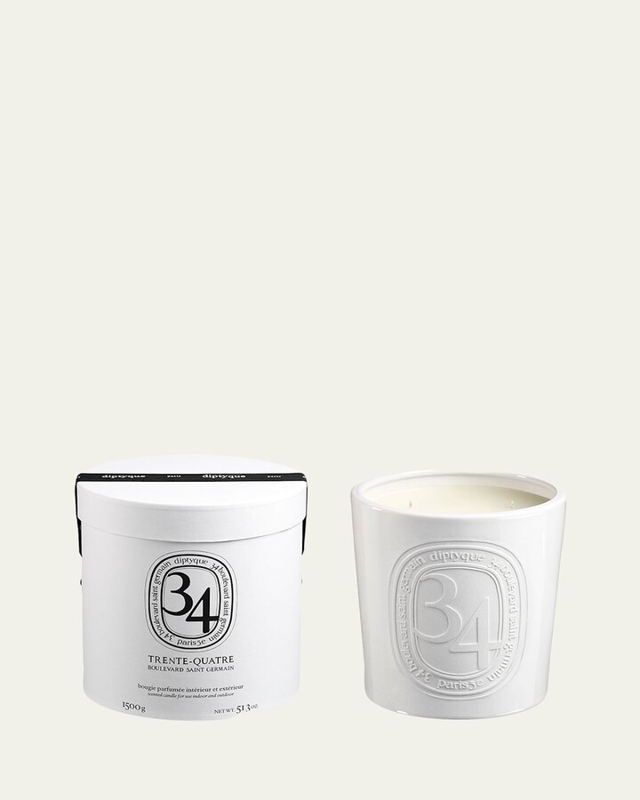 Diptyque 34 Boulevard Saint Germain Indoor & Outdoor Scented Candle, 51.3 oz.