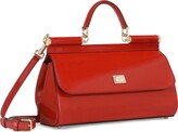 Thumbnail for your product : Dolce & Gabbana Medium polished calfskin Sicily bag
