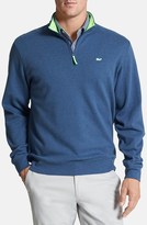 Thumbnail for your product : Vineyard Vines Quarter Zip Cotton Jersey Sweater