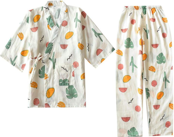i-Smalls Ladies Pyjama Set Floral Ultra Soft Cotton with Lilac Eye Mask 