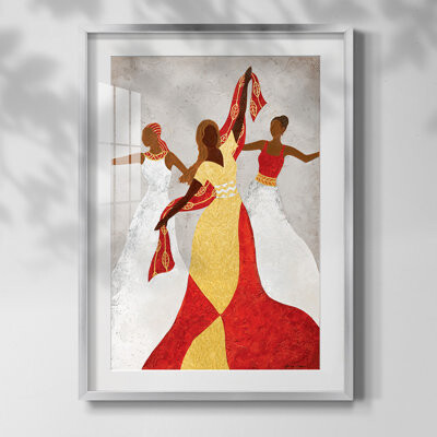 Winston Porter Golden Celebration Framed Print