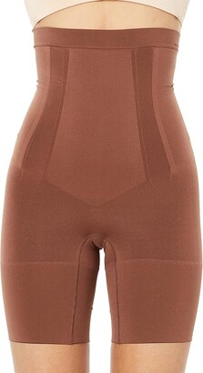 Spanx for Women Oncore High-Waisted Mid-Thigh Short (Chestnut Brown) Women's Underwear