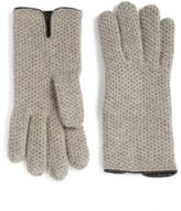 Thumbnail for your product : Portolano Honeycomb Stitched Cashmere Gloves