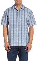 Thumbnail for your product : Tommy Bahama Men's Big & Tall Rum Sizzle Plaid Silk & Cotton Camp Shirt
