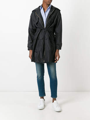 Agnona hooded raincoat