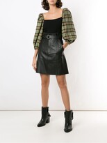 Thumbnail for your product : Nk leather A-line skirt