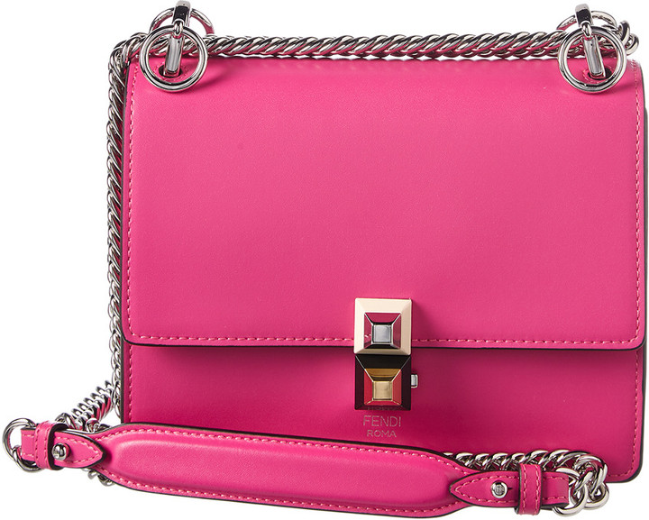 Fendi Kan I Small Leather Shoulder Bag ShopStyle