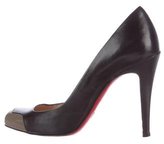 Thumbnail for your product : Christian Louboutin Cap-Toe Leather Pumps