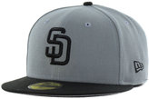 Thumbnail for your product : New Era San Diego Padres FC Gray Black 59FIFTY Cap