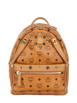 Thumbnail for your product : MCM Studded Dual Stark Small Backpack