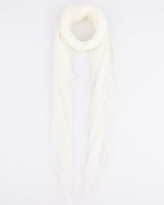 Thumbnail for your product : Le Château Stripe Viscose Lightweight Scarf