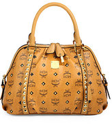 Thumbnail for your product : MCM Funk Rock Canvas & Leather Boston Bag