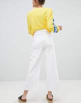 Thumbnail for your product : Pull&Bear mom jean in white