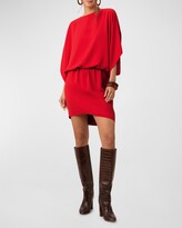 Thumbnail for your product : Trina Turk Manhattan Dolman-Sleeve Blouson Mini Dress
