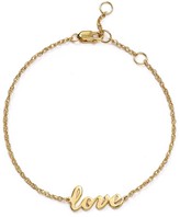 Thumbnail for your product : Jennifer Zeuner Jewelry Addison Cursive Love Bracelet
