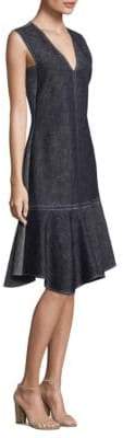 Derek Lam Women's Sleeveless Denim Dress - Indigo Grey - Size 36 (0)