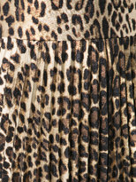 Thumbnail for your product : RED Valentino leopard print pleated dress