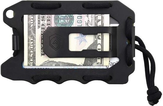 Trayvax Wallets Original 2.0 Slim Metal Money Clip Wallet Black