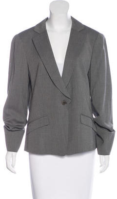 Armani Collezioni Wool-Blend Structured Blazer w/ Tags