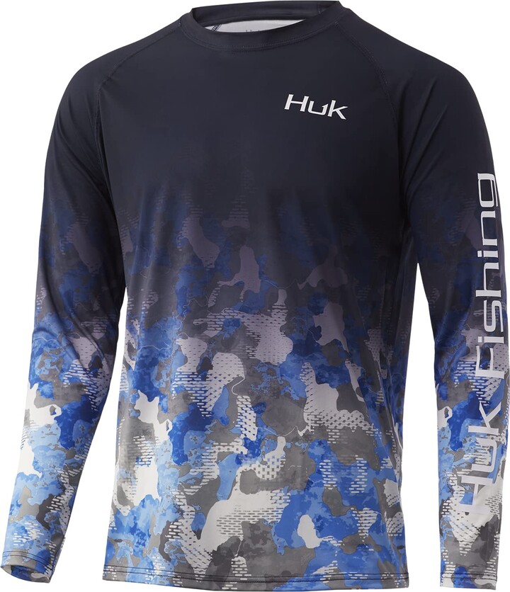 HUK Men's Standard Pattern Pursuit Long Sleeve Performance Shirt