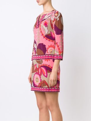 Trina Turk abstract print short dress - women - Polyester/Spandex/Elastane - 6
