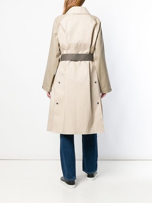 MACKINTOSH Putty & Fawn Bonded Cotton Oversized Trench Coat LR-092/CB