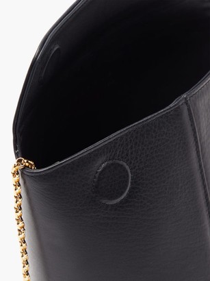 Tsatsas Olive Grained-leather Bucket Bag - Navy