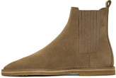 Thumbnail for your product : Saint Laurent Beige Suede Nino Chelsea Boots
