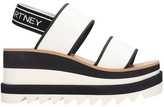 Thumbnail for your product : Stella McCartney Sneak-elyse Sandals In White Tech/synthetic