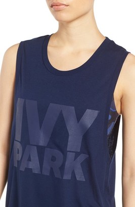 Ivy Park Women's Dropped Arm Logo Tank