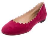 Thumbnail for your product : Chloé Lauren Suede Flats w/ Tags